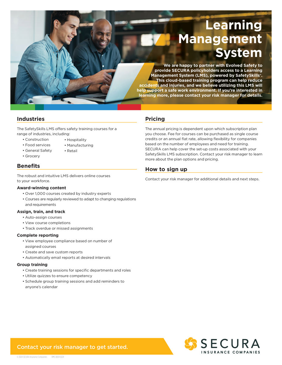 Learning Management System Info Sheet